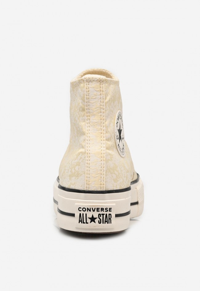 Converse Chuck Taylor All Star Lift de mujer – plataforma alta en golden view con estilo premium