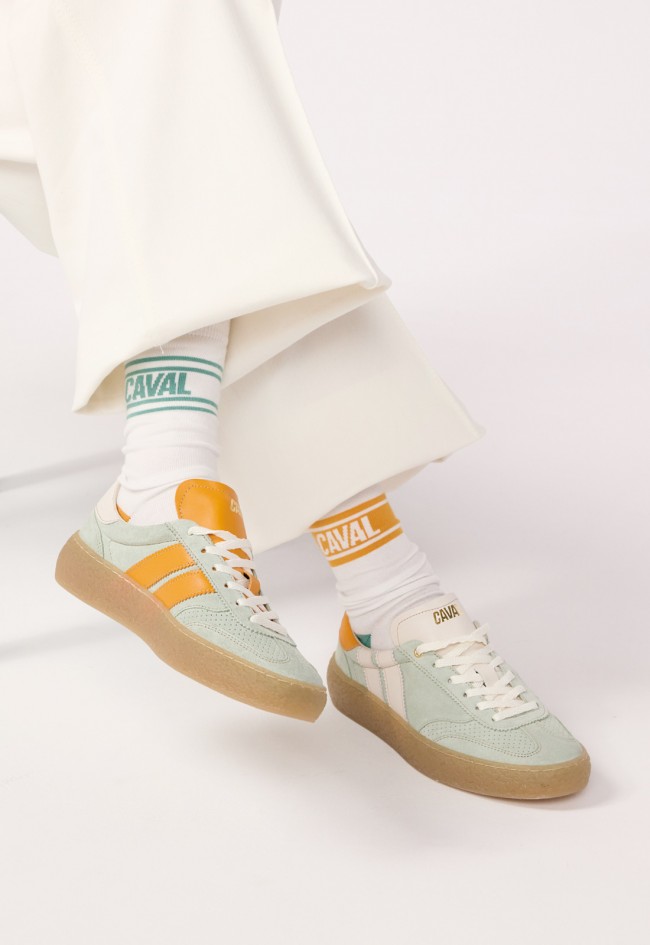 Zapatillas retro Caval Tropic Zest – estilo vintage noventero con confort premium sostenible