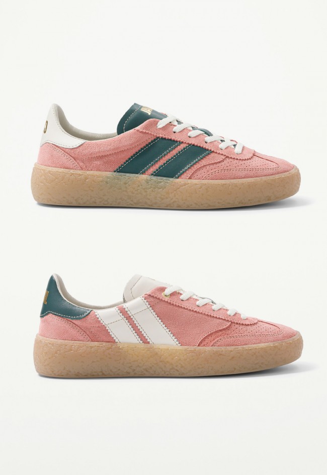 Zapatillas retro Caval Forest Berry – sneakers vintage con diseño asimétrico y estilo urbano