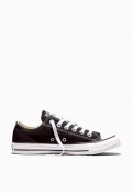 Converse Chuck Taylor All Star Classic negro hombre – zapatillas bajas icónicas corte ancho