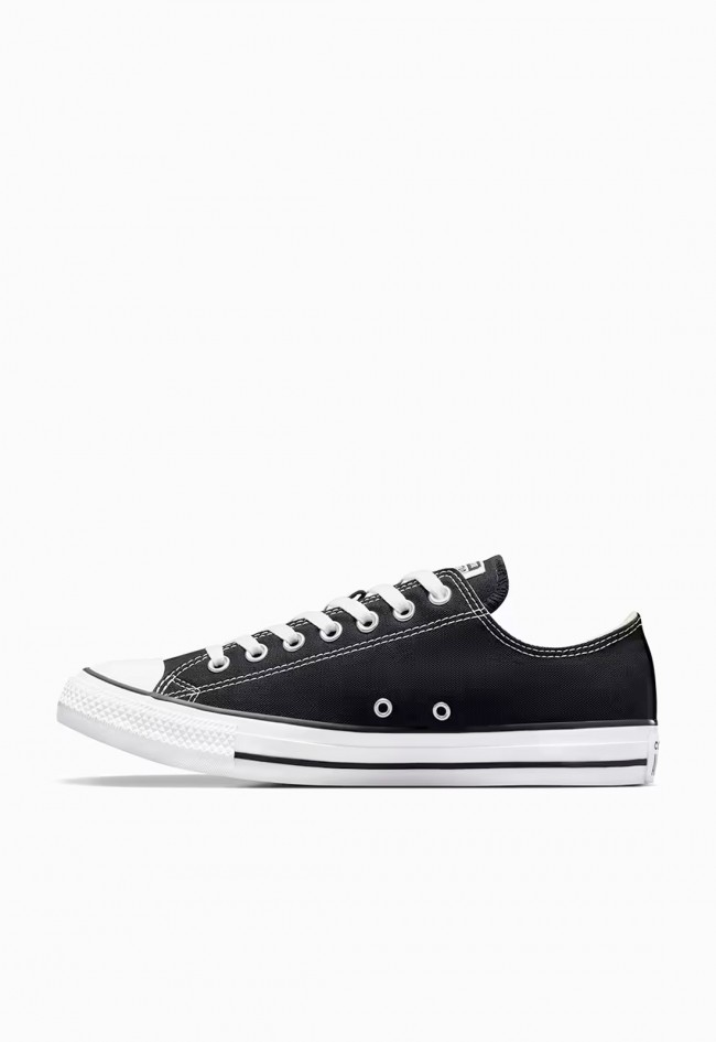 Converse Chuck Taylor All Star Classic negro hombre – zapatillas bajas icónicas corte ancho