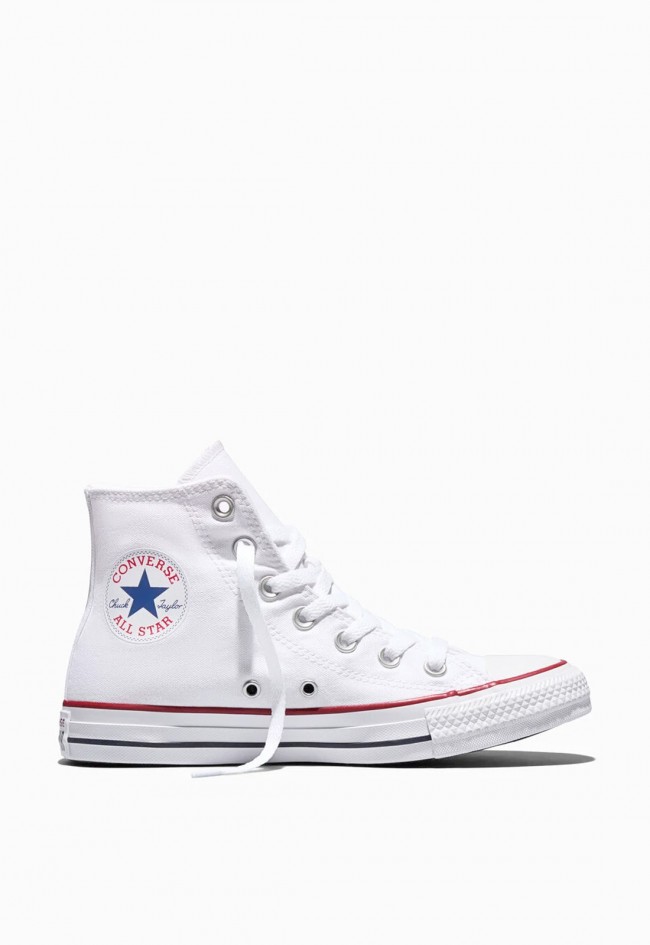 Converse Chuck Taylor All Star blancas mujer – zapatillas altas clásicas M7650C