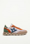 Zapatillas Cetti C-1259 XL hombre – deportivas en piel y textil con diseño artesanal