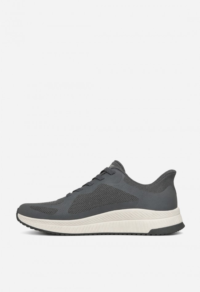 Zapatillas Skechers Slip-Ins Bobs Squad 4 charcoal – confort manos libres y estilo urbano
