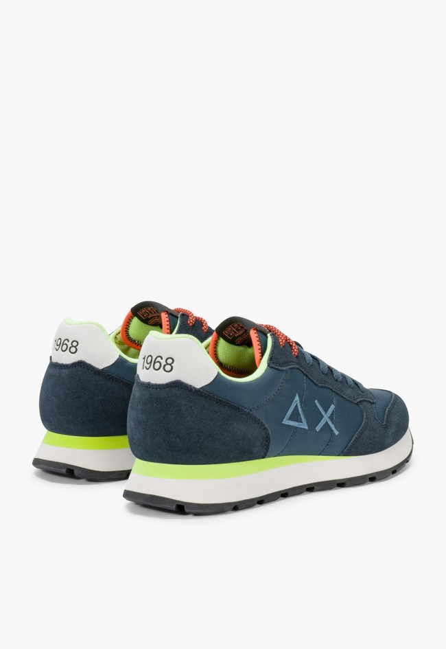 Zapatilla SUN68 Tom Fluo Hombre – Estilo Deportivo con Detalle Flúor