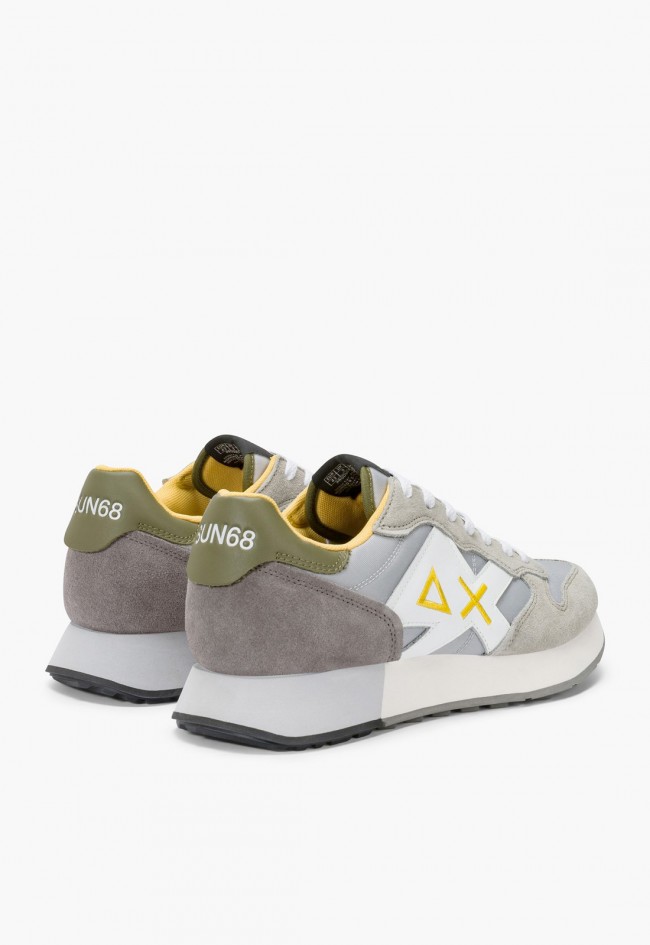 SUN68 Jaki 2.0 Solid Hombre – Sneaker Premium en Piel con Estilo Urbano
