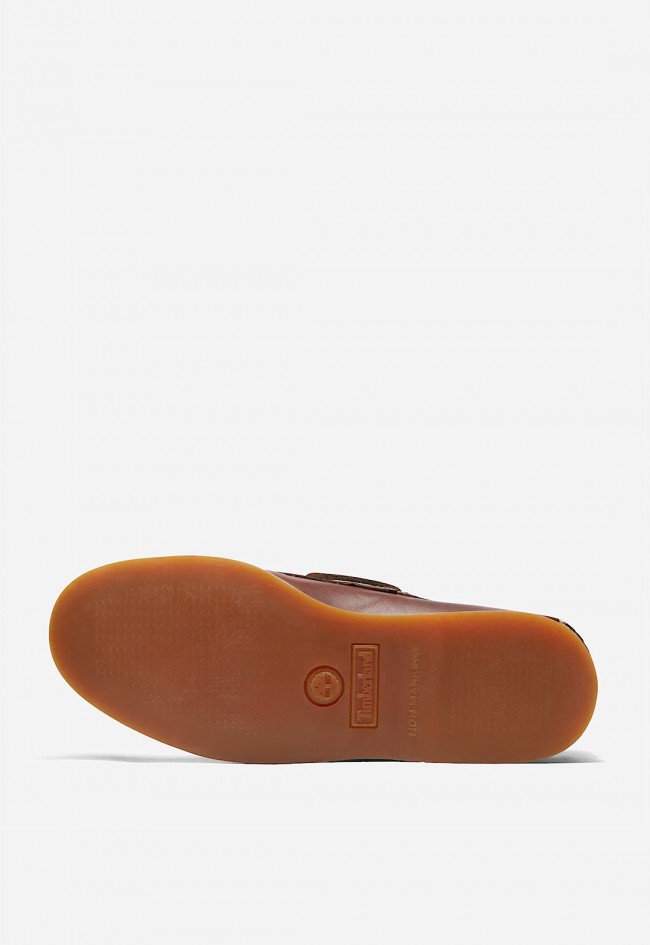 Zapato de hombre náutico Timberland en Cuero Premium Marrón – Clásico Atemporal y Máxima Durabilidad