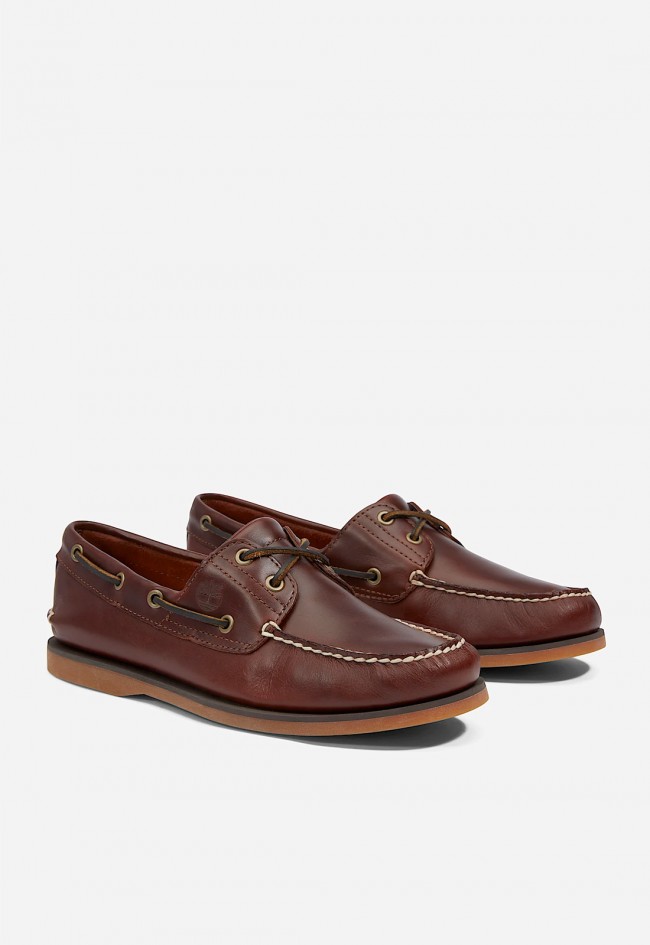 Zapato de hombre náutico Timberland en Cuero Premium Marrón – Clásico Atemporal y Máxima Durabilidad