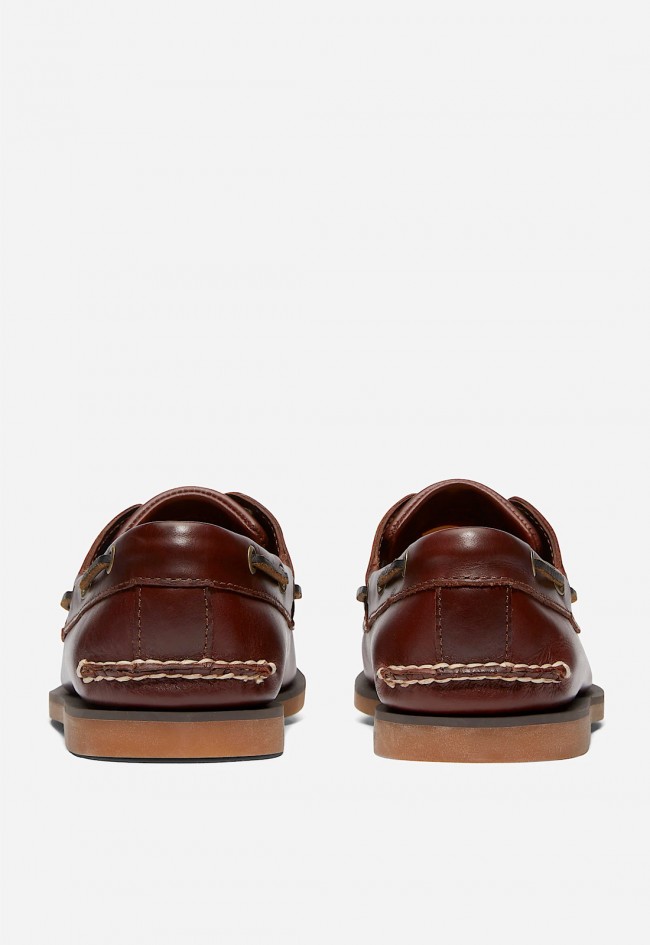 Zapato de hombre náutico Timberland en Cuero Premium Marrón – Clásico Atemporal y Máxima Durabilidad