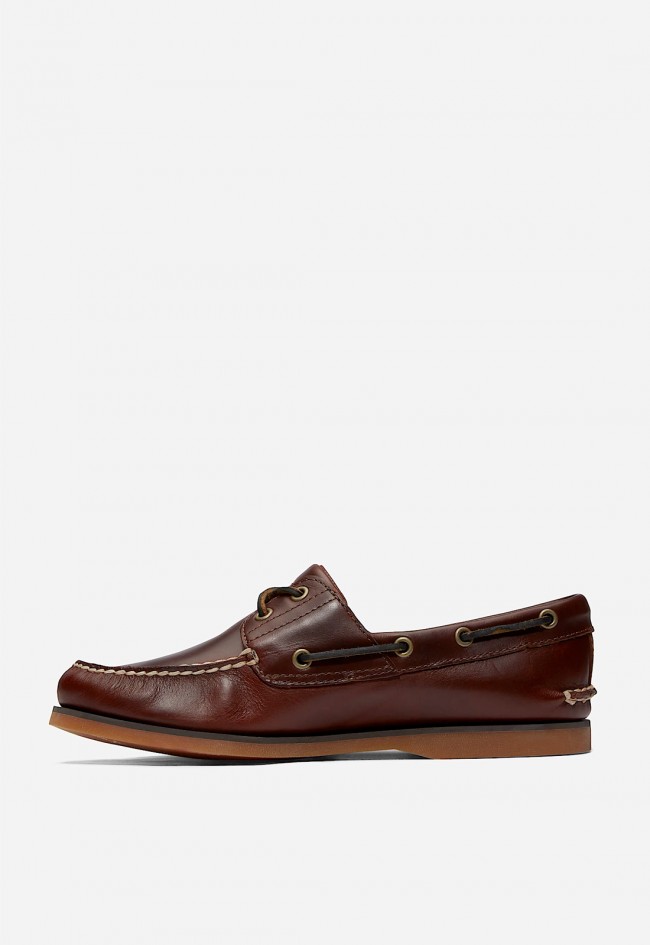 Zapato de hombre náutico Timberland en Cuero Premium Marrón – Clásico Atemporal y Máxima Durabilidad