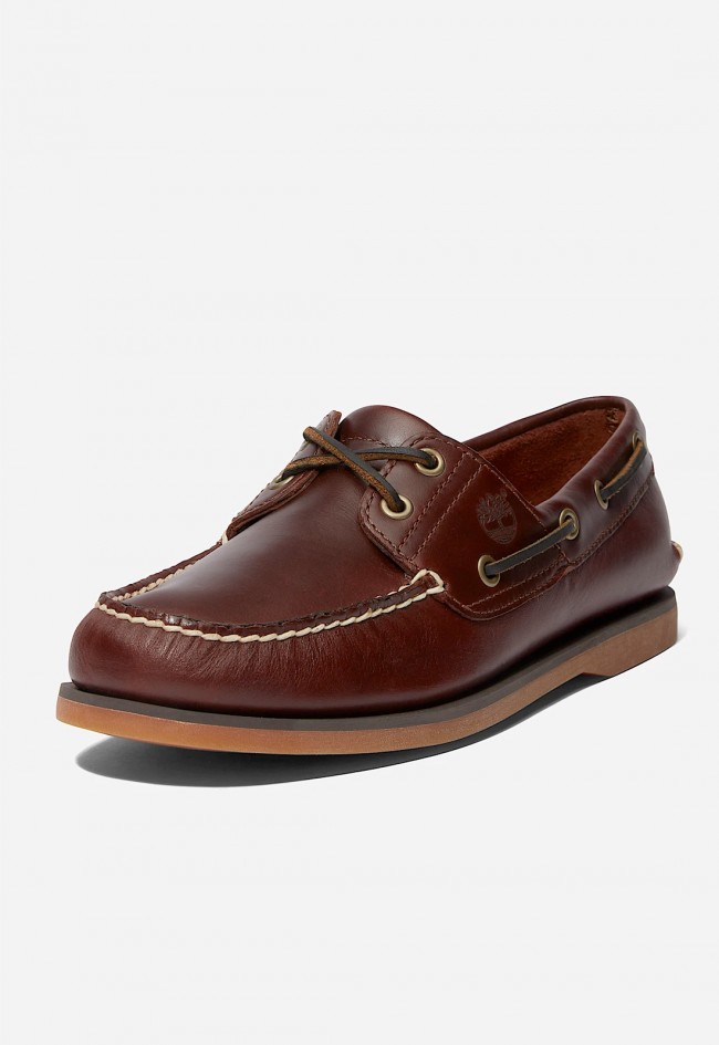 Zapato de hombre náutico Timberland en Cuero Premium Marrón – Clásico Atemporal y Máxima Durabilidad
