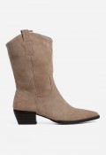 Bota Cowboy Mujer GLO Orlinda 7476 en Piel Color Arena
