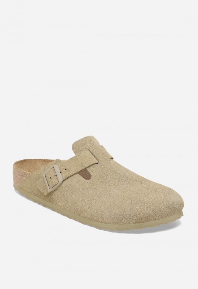 Zueco Birkenstock Boston Hombre en Ante – Confort Anatómico y Estilo Natural