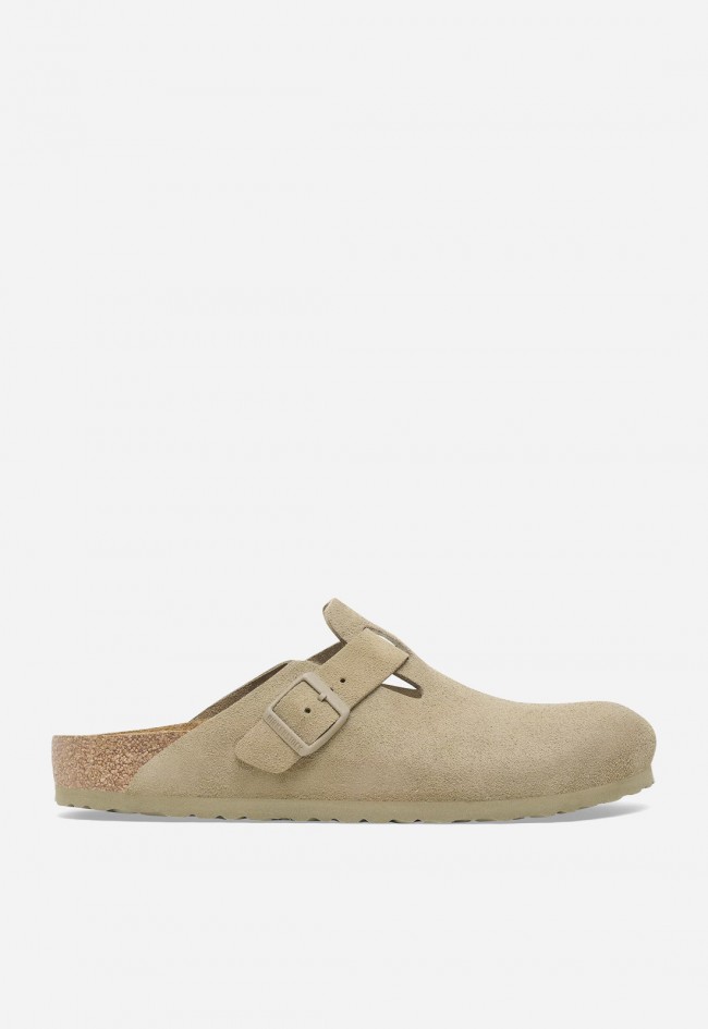 Zueco Birkenstock Boston Hombre en Ante – Confort Anatómico y Estilo Natural