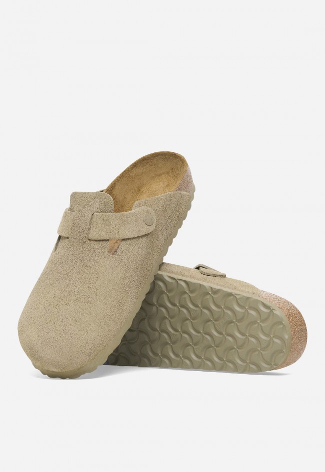 Zueco Birkenstock Boston Hombre en Ante – Confort Anatómico y Estilo Natural