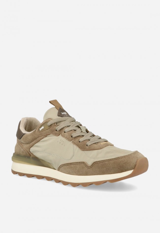 Sneaker Jeep Jara Hombre Khaki – Estilo Outdoor Urbano y Máximo Confort