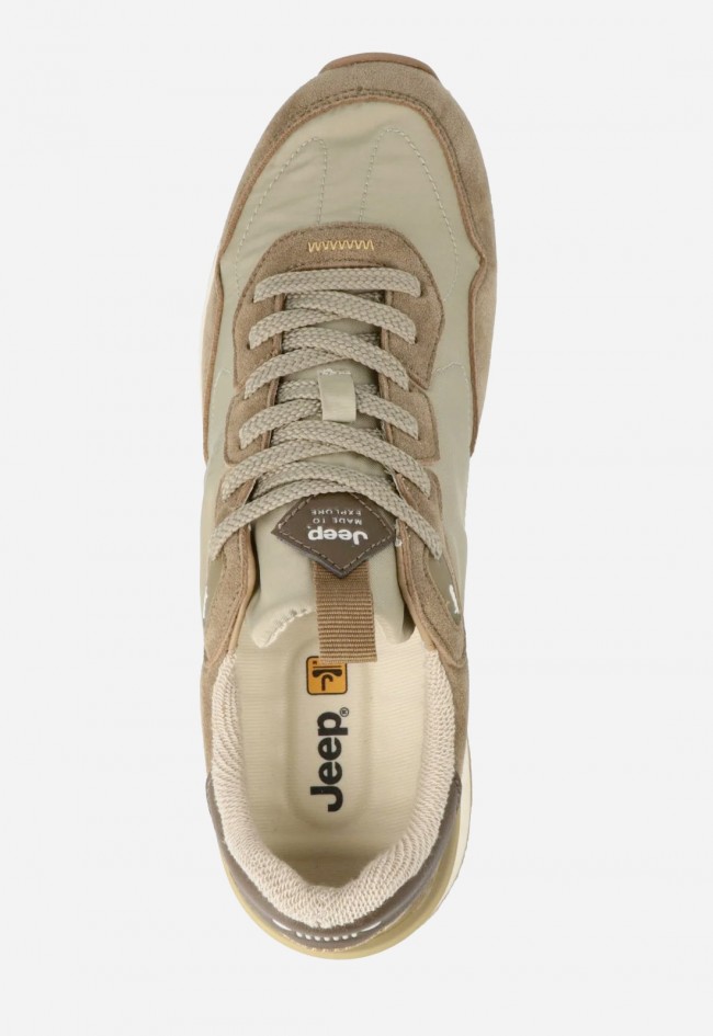Sneaker Jeep Jara Hombre Khaki – Estilo Outdoor Urbano y Máximo Confort