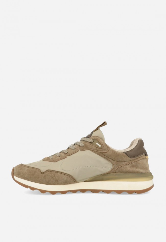 Sneaker Jeep Jara Hombre Khaki – Estilo Outdoor Urbano y Máximo Confort