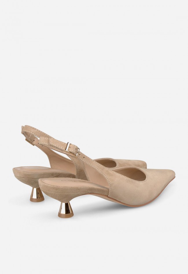 Zapato destalonado de Tacón Chupete Alma en Pena – Elegancia Minimalista y Estilo Sofisticado