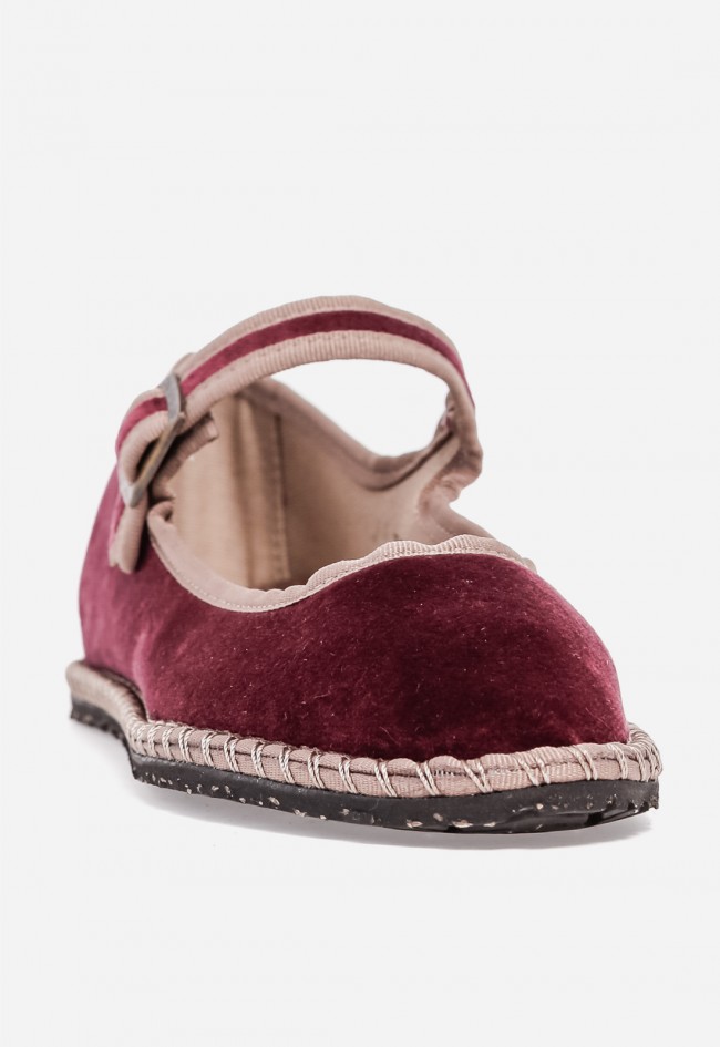 Bailarina burdeos de Mujer GLO 11 – Estilo Casual Flexible y Ligero
