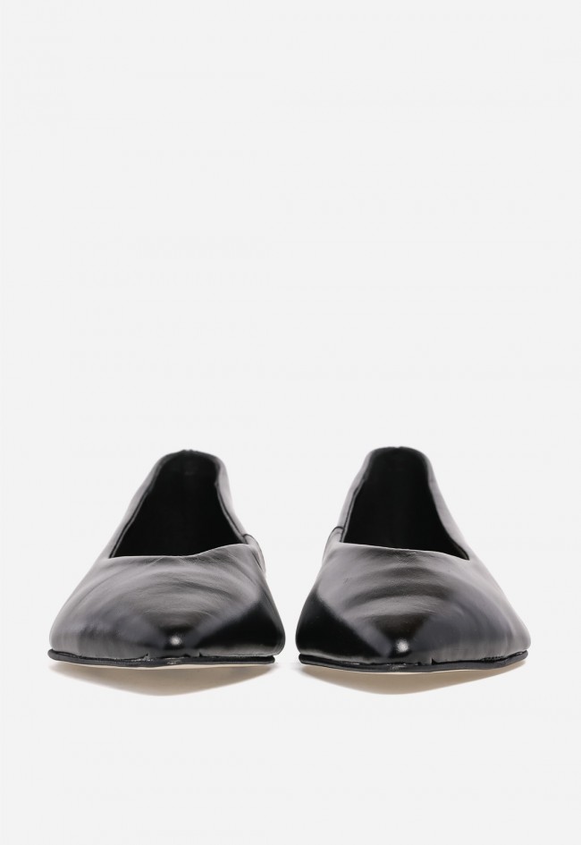 Bailarina de Piel Mujer VAS 8821 Negra – Básica Elegante y Muy Cómoda