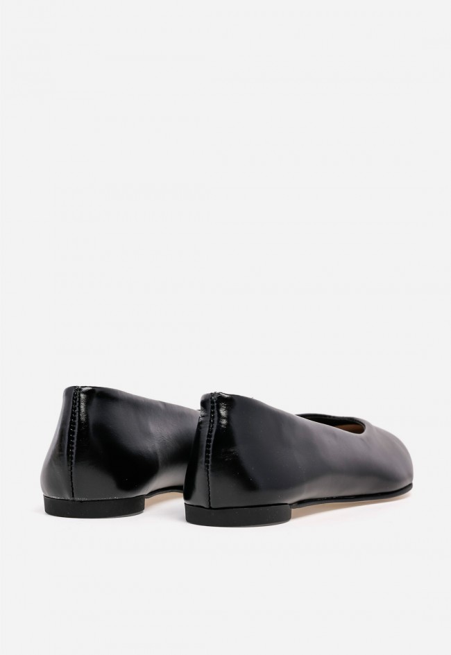 Bailarina de Piel Mujer VAS 8821 Negra – Básica Elegante y Muy Cómoda