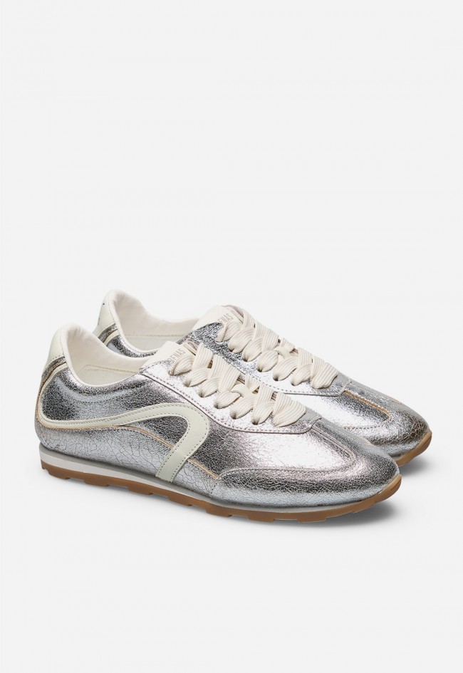 Sneaker mujer Verbenas Jamaica de piel – zapatilla retro cómoda fabricada en España