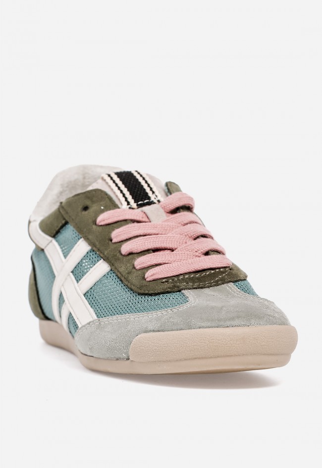 Sneaker mujer Why Pink? m6035 retro multicolor – zapatilla cómoda y ligera
