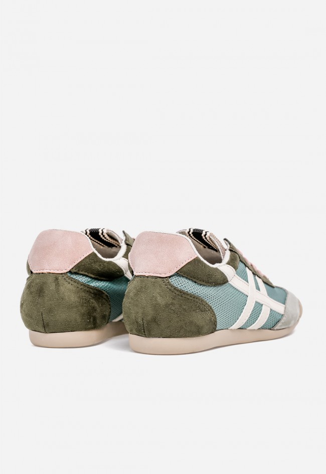 Sneaker mujer Why Pink? m6035 retro multicolor – zapatilla cómoda y ligera