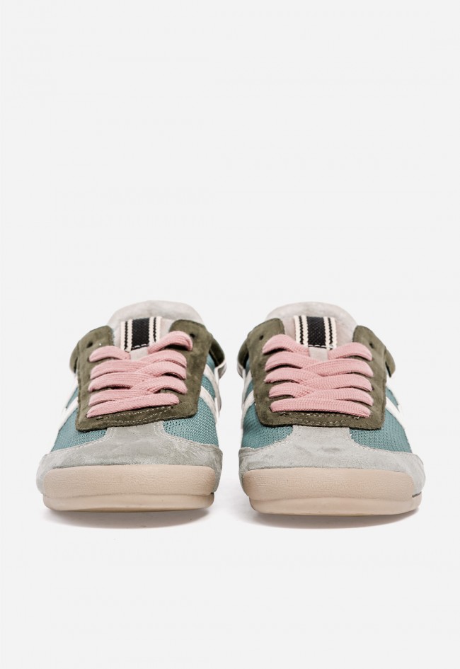 Sneaker mujer Why Pink? m6035 retro multicolor – zapatilla cómoda y ligera
