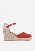 Alpargata de cuña mujer Shiny 6003 – alpargata de esparto con plataforma y plantilla de piel
