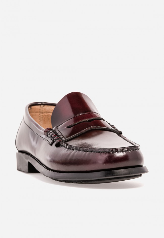 Zapato mocasín hombre Benson 84747 – zapato de piel color burdeos elegante y cómodo