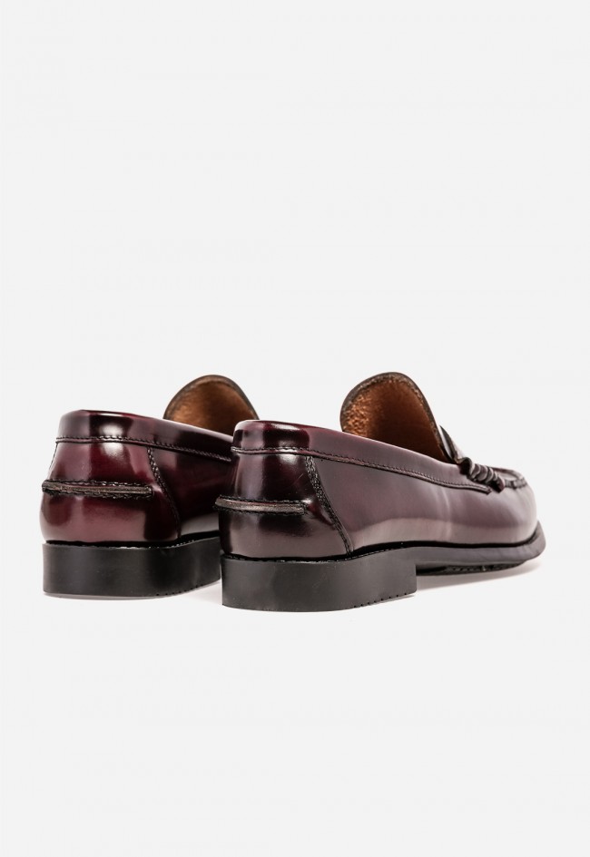 Zapato mocasín hombre Benson 84747 – zapato de piel color burdeos elegante y cómodo