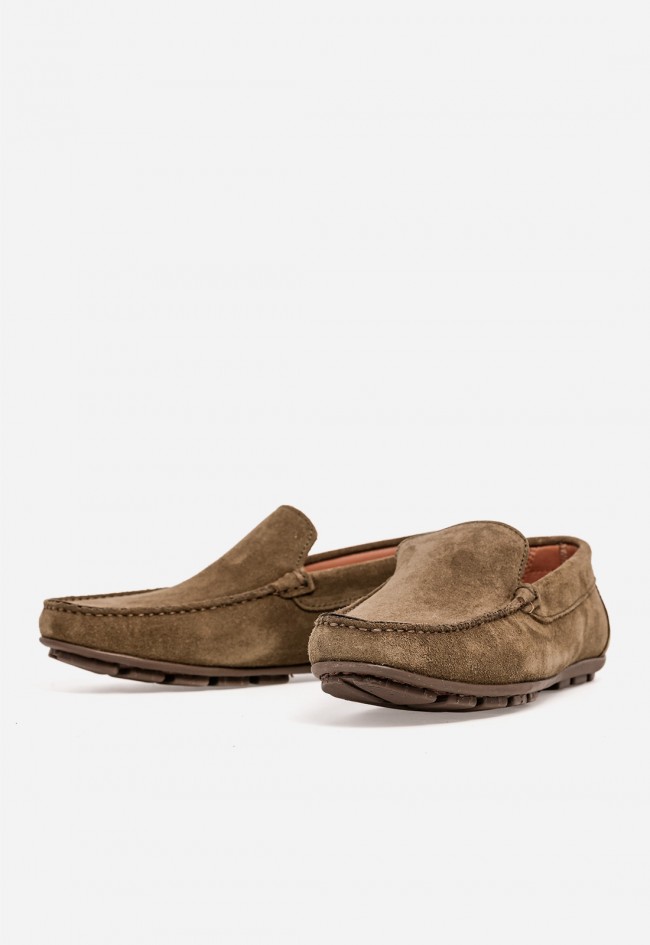 Zapato mocasín hombre Benson 83262 – zapato de piel color verde cómodo y casual