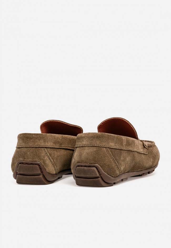 Zapato mocasín hombre Benson 83262 – zapato de piel color verde cómodo y casual