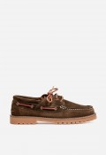 Zapato náutico hombre VAS Tim D 2009 – zapato de piel verde estilo casual resistente