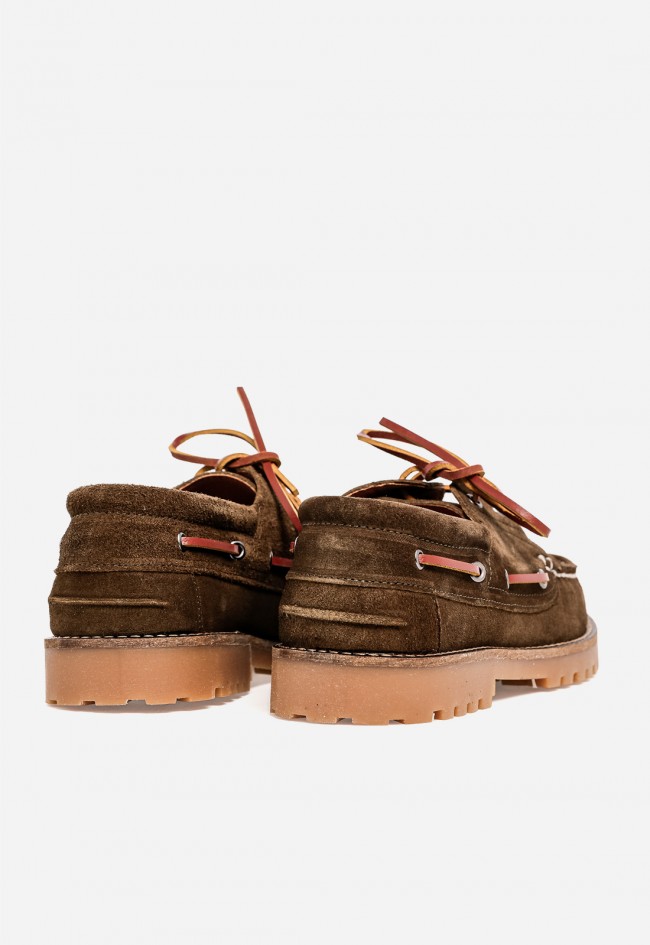 Zapato náutico hombre VAS Tim D 2009 – zapato de piel verde estilo casual resistente