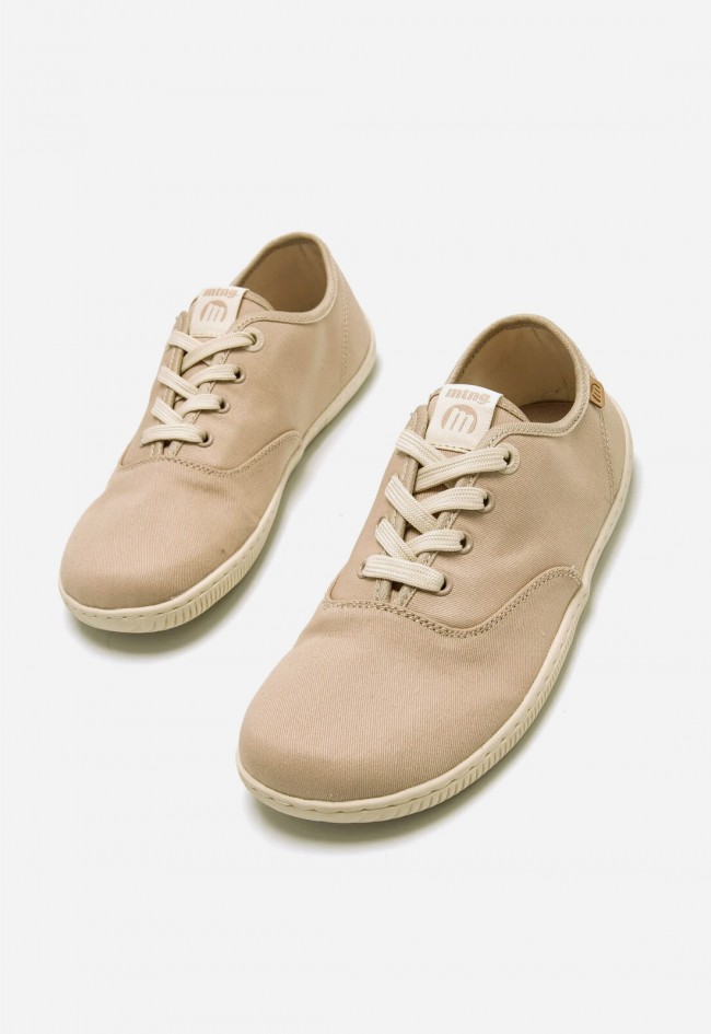 Zapatillas barefoot Mustang FREE Aria mujer color arena – calzado minimalista vegano