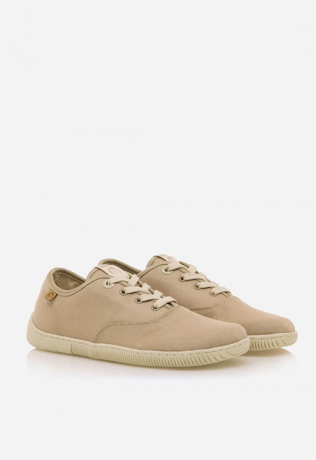 Zapatillas barefoot Mustang FREE Aria mujer color arena – calzado minimalista vegano
