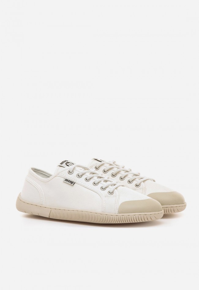 Zapatillas barefoot Mustang FREE Aria mujer blancas – calzado minimalista vegano y flexible