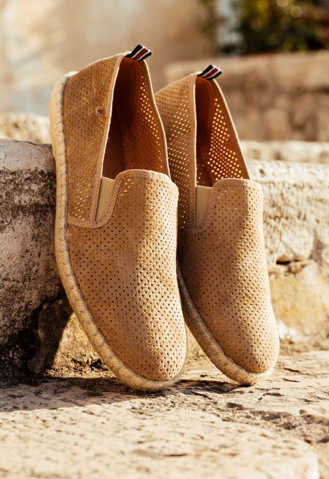 Alpargatas Verbenas Tom Hole hombre color roble – espadrilles cómodas made in Spain
