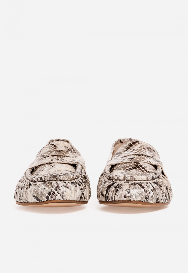 Zapato mocasín mujer Glo Anzia 2541 efecto serpiente – mocasín cómodo y elegante