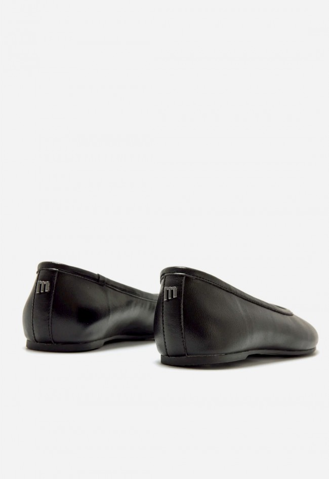 Bailarinas Mustang Tabatha negras – zapato plano tabi mujer cómodo y vegano