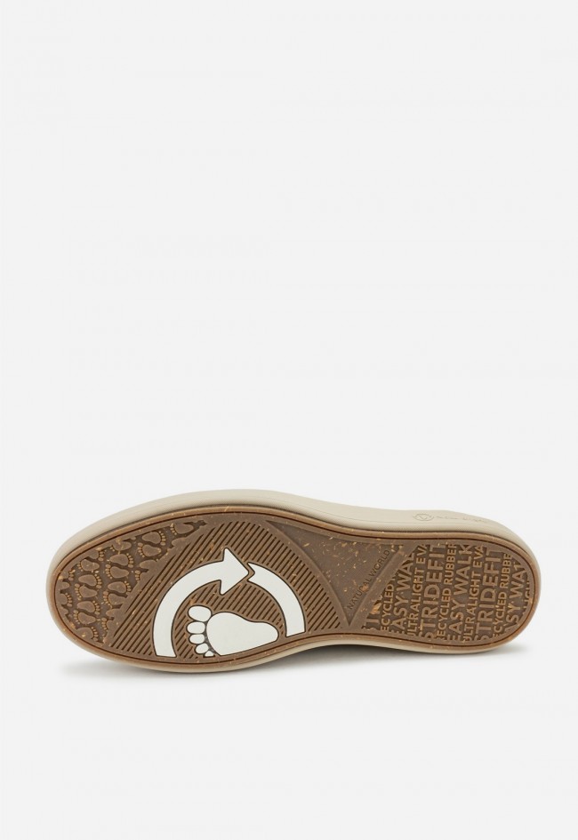Náuticos hombre Natural World 8413E kaki – zapatillas ecológicas Naturalight de algodón orgánico
