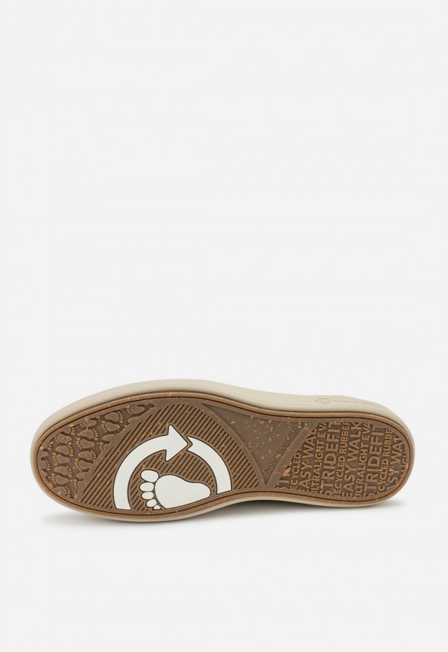 Náuticos hombre Natural World 8413E beige – zapatillas ecológicas Naturalight de algodón orgánico