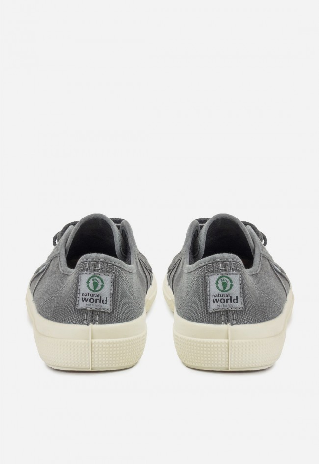 Zapatillas Natural World Old Blossom 901E gris – sneakers ecológicas de algodón orgánico para mujer