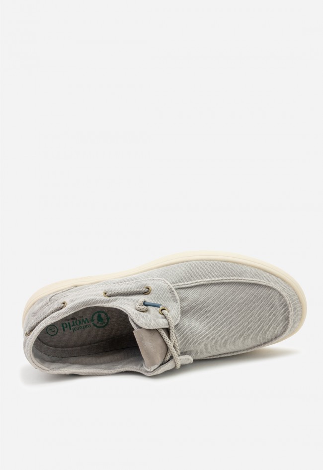 Náuticos Natural World Oster 8413E Naturalight – zapato ecológico hombre algodón orgánico