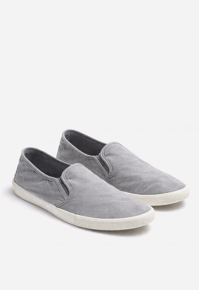 Alpargatas Natural World Old Crabe 315E gris – zapatillas slip on ecológicas hombre