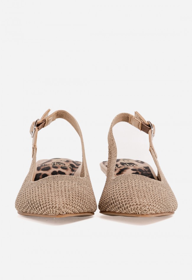 Zapato La Strada 2403346 beige de tacón bajo, estilo vestir elegante y cómodo