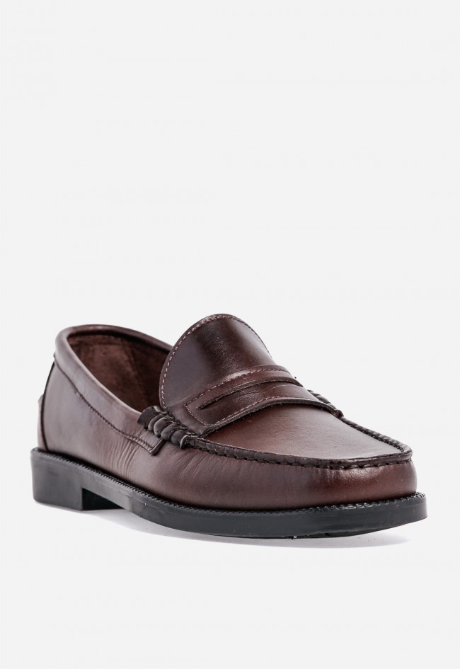 Mocasines de piel marrón Benson 93639 – elegancia clásica y confort diario